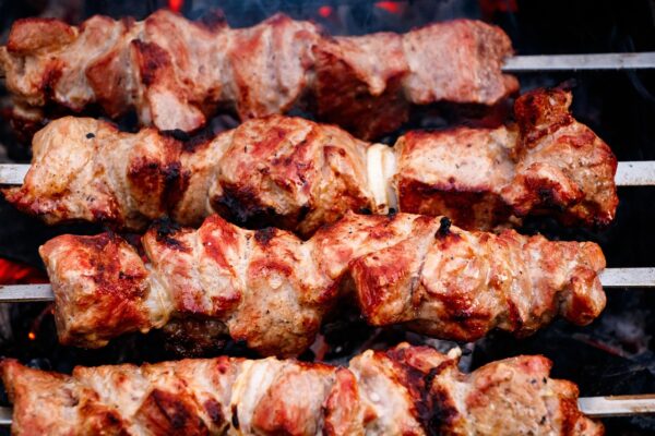 Garlic Butter Glaze Kebabs